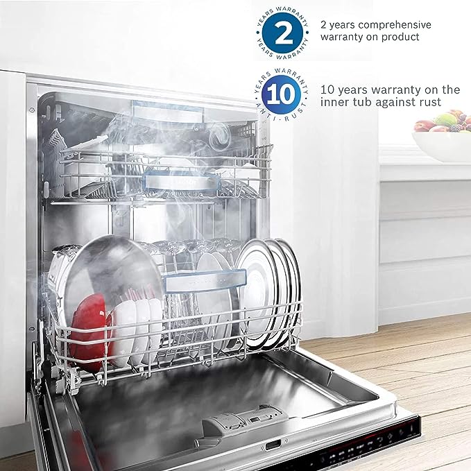 Bosch 13 Place Settings Dishwasher (SMS66GW01I, White) Bosch 13 Place Settings Dishwasher (SMS66GW01I, White)